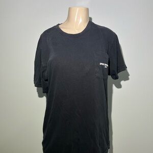 American Apparel Black Pocket Tee
